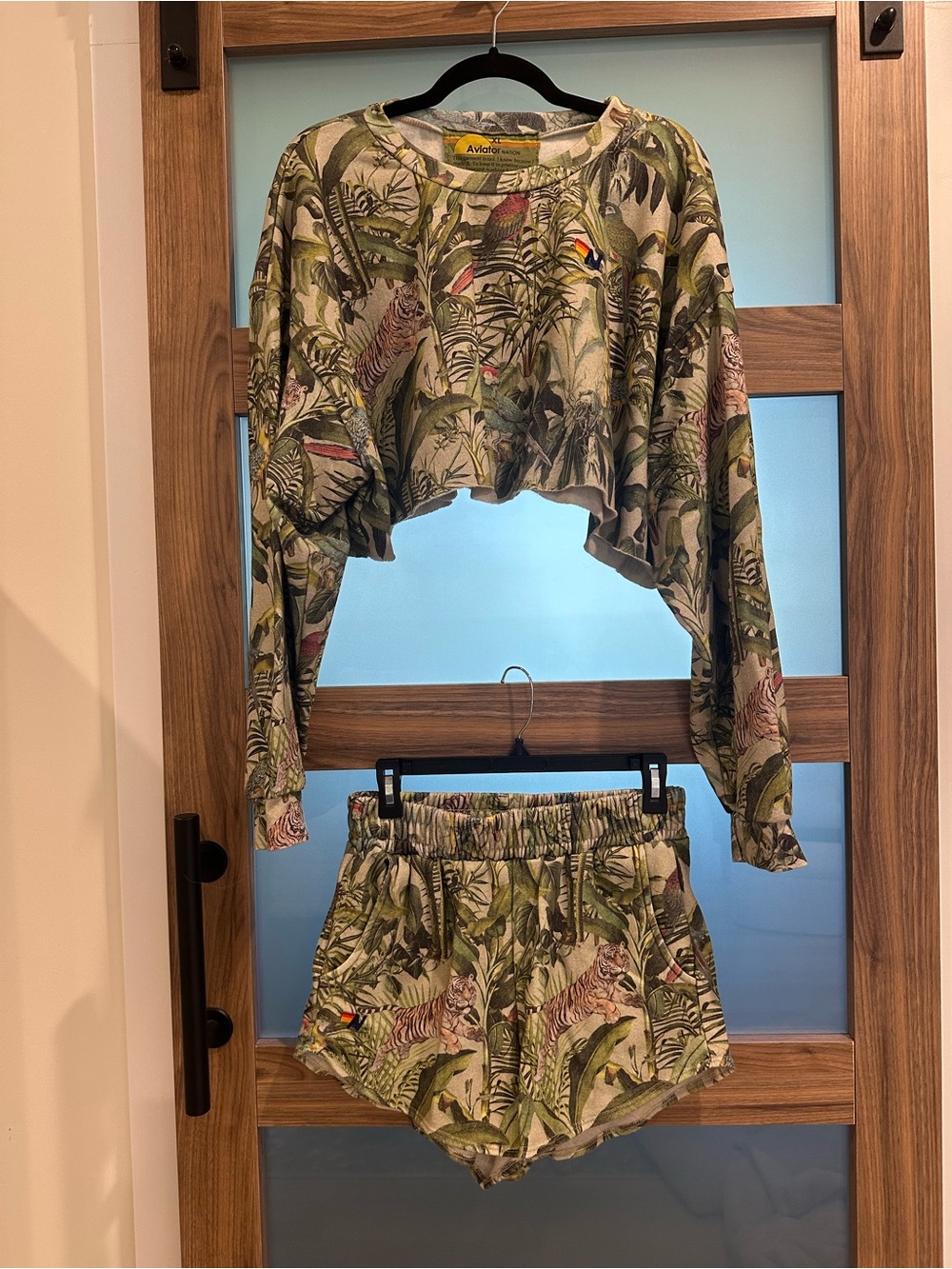 Aviator Nation SET Cropped Too and Shorts